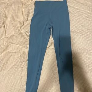 Blue Nike Yoga Leggings